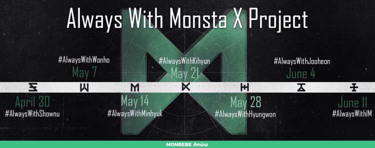 weirdoONE77's tweet photo. Twitter Project #AlwaysWithMonstaX only 4 days left #AlwaysWith #MXMBProject #AlwayswithMonstaX #WeAreMXMB #MONSTAX #MONBEBE #몬스타엑스 #몬베베 #alwayswithmonstax
https://t.co/Dpo4EJHGYR https://t.co/tAYcELDgCS