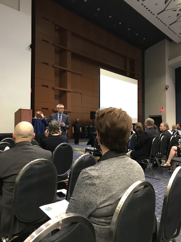 Ms_GMath's tweet photo. #nctmpresident @mlarson_math delivers an amazing presentation on Catalyzing Change in high school mathematics. #nctmannual #nctmchange https://t.co/9gKXPXyLst