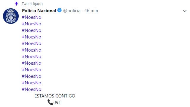 europapress's tweet photo. Del #NoEsNo de la Policía Nacional al "vergonzoso y asqueroso" de Pablo Iglesias: Reacciones a la sentencia contra #LaManada de la Audiencia de Navarra https://t.co/6gpNXOrO9B https://t.co/5s1PYym2MO