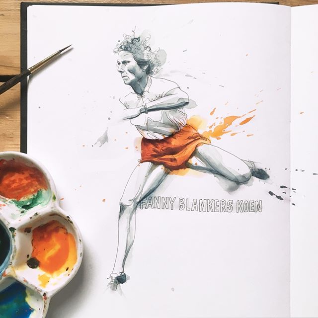 GeorginaLuck's tweet photo. Go Fanny! #flyinghousewife would’ve been 100yrs old today and won 4 olympic gold medals just three years after WW2 ? She’s looking pretty masculine here…so hard to get faces right :/ #keeppractising
-
-
-
-#fannyblankerskoen #flyingdutchwoman #thoses… https://t.co/VqbVbD5tTU https://t.co/rjZwHpB4tV