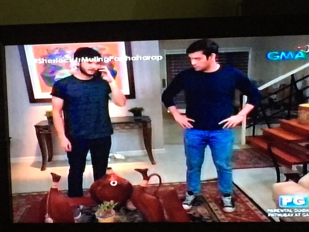 mont_gio's tweet photo. Usap ang magina sa phone @rochbarrameda21 w/ @jcdgonz  #SherlockJrMulingPaghaharap https://t.co/tfCwBS6l0W