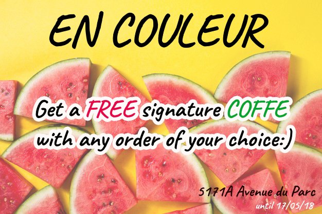 Applicable only at 📍5171A Avenue du Parc 
#instafood #yum #yummy #yumyum #delicious #eat #dinner #food #foodporn #stuffed #hot #beautiful #breakfast #lunch #love #sharefood #homemade #sweet #delicious #eating #foodpic #foodpics #tagblender #instagood #photooftheday #fresh