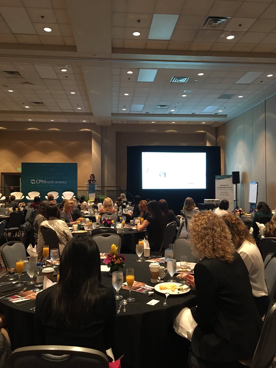 TaraUBM's tweet photo. Rachel Klos @clarivate opens up the #CPhInorthamerica Women in Leadership Forum in sunny Philadelphia this morning #WiLF #womeninpharma https://t.co/mWyTgbyJTX