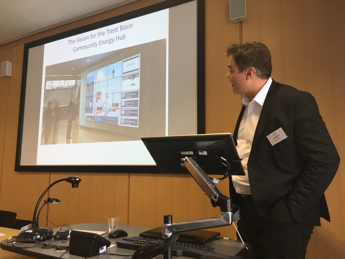Build_Rev's tweet photo. Mark Gillott describes how community energy on a massive scale is being delivered in the Trent Basin. #buildrevolution #communityenergy https://t.co/wUYlkYSgSm