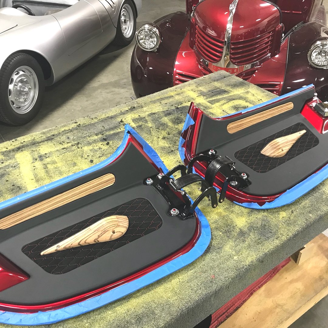 Repost from <a href="/kozkreation/">Dave kosakowski</a>
She’s coming together . #uniqueupholsteryaz #gilbertaz #moo #zebrawood #leather #stiched #hardwork #builtnotbought #msfabarmy #howweplay #dreamteam