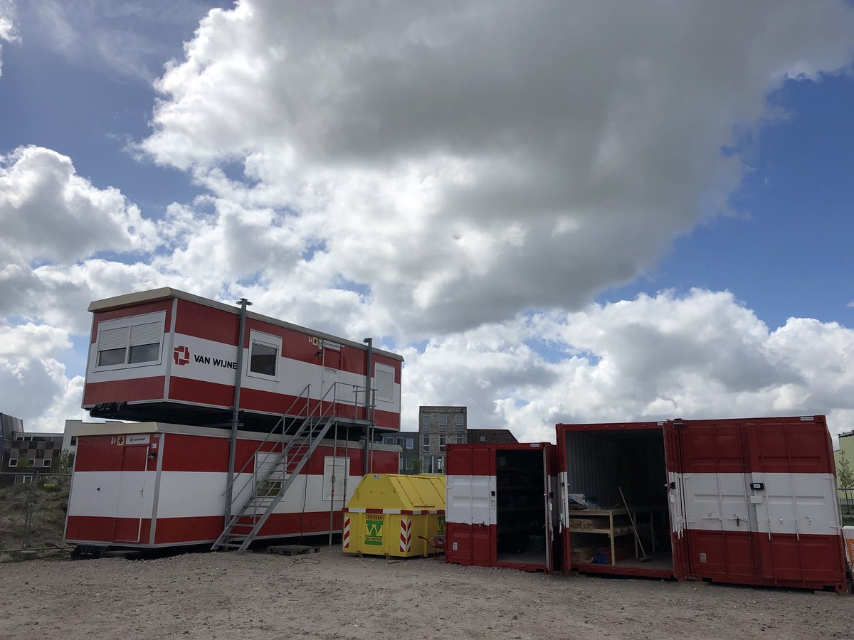 Eerste wanden staan, we gaan omhoog. Pakhuysen #Almere <a href="/VanWijnenGroep/">Van Wijnen</a>