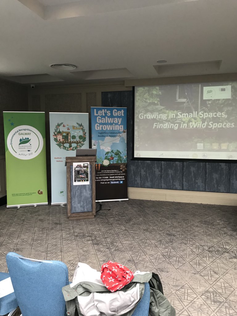 GrowingInGalway's tweet photo. Getting ready for ‘Growing in Small Spaces, Finding in Wild Spaces’ all kicks off at 2-5pm in the Harbour Hotel @HealthyIreland @GalwayCommunity @HealthyGalway @GalwayGreenLeaf https://t.co/QSI5ZvcQSY