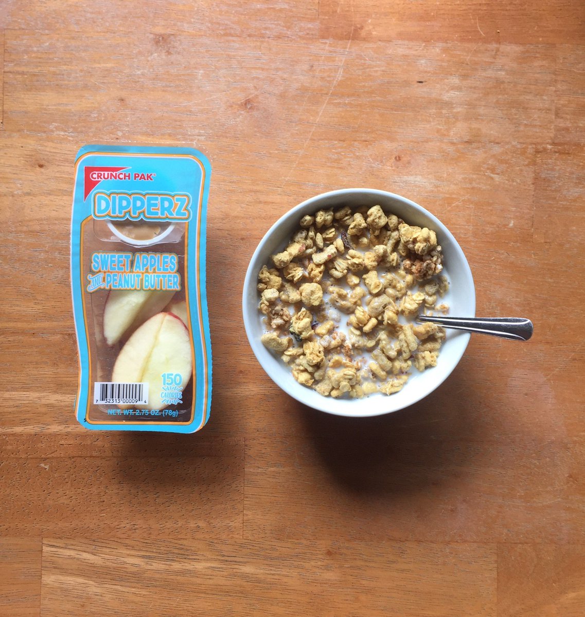 CrunchPak's tweet photo. Starting your day without breakfast is like leaving the house without shoes on. #Putyourbestfootforward with a well-balanced #breakfastroutine featuring #CrunchPak peanut butter and apples #Dipperz. https://t.co/XH4sL6DQRV https://t.co/0ewEd3DBKC
