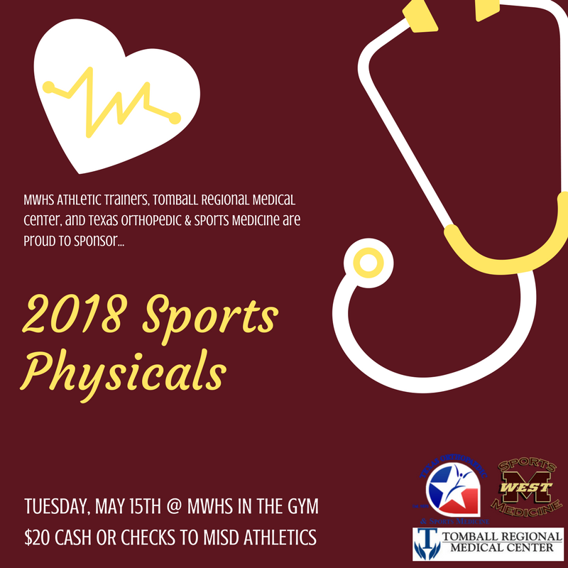 PHYSICALS ARE COMING