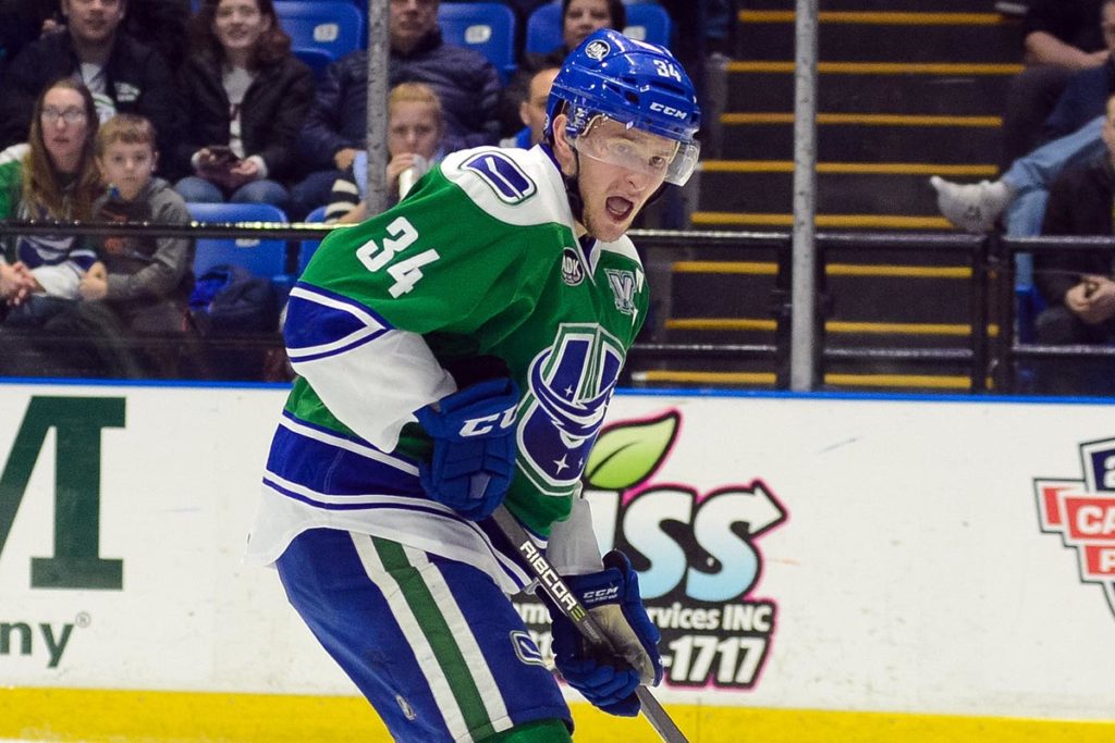 .<a href="/UticaComets/">Utica Comets</a> captain Carter Bancks has been invaluable to the team's younger players this season. 

→ bit.ly/2KhsvWk