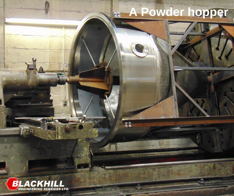 sc_innovation's tweet image. One of our recent projects. A powder hopper for the food and drinks industry.  #fabrication #maching #engineering