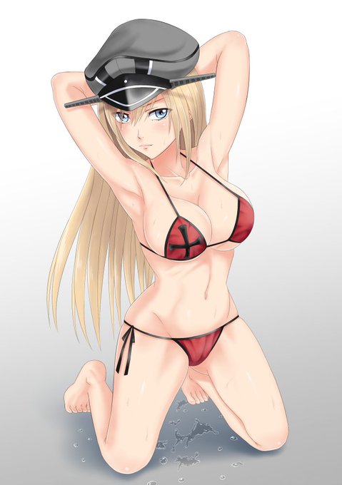 ビスマルクの水着です。
プランに入っていただいた方にリクエストしていただきました。
高解像度版とR-18差分とPSDファイルをCi-enで公開しています。
https://t.co/KOPw3KKi4O 