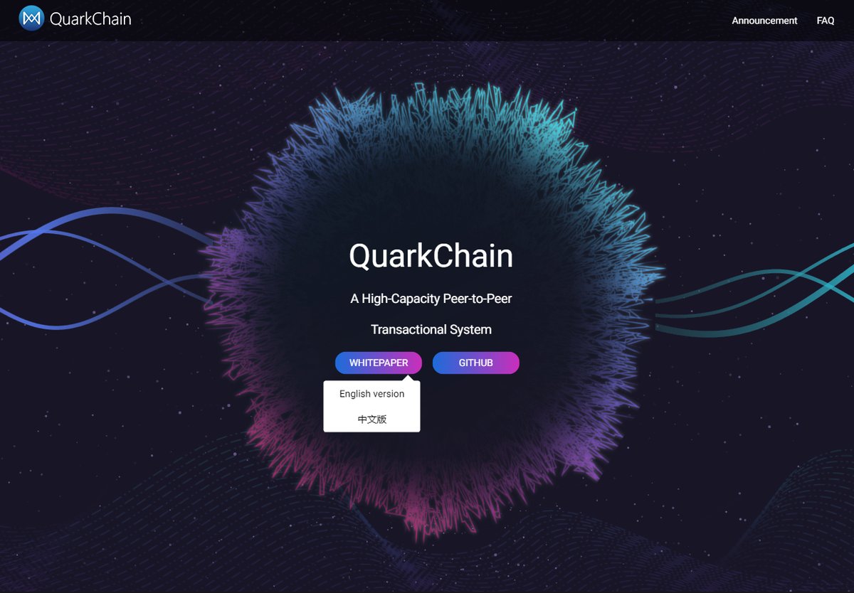RealQuarkChain's tweet image. Now you can see English and Chinese white papers on the QuarkChain website, and other language whitepapers are also being prepared.