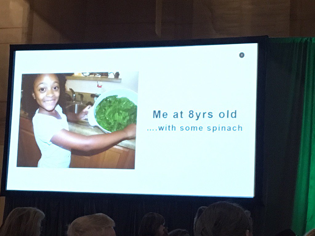 tischfoodcenter's tweet photo. Kids engaging kids as food activists, the best kind of #nutritioneducation @hailevthomas @FarmtoSchool #Farm2Caf18 https://t.co/G7tQtTUN6D