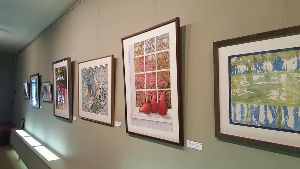 The most stunning watercolor paintings of NC on display (&amp; for sale) @ The Smith Gallery in Davidson County. This is a traveling show in NC and will be on display until May 19th @ the Edward C. Smith Civic Center. Thank you Watercolor Society of North Carolina!