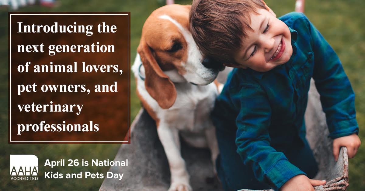Halifaxvets's tweet photo. Today we're celebrating the special bond between kids and their pets. 😍 Happy #NationalKidsAndPetsDay! #HalifaxVets https://t.co/FwZAr31XGG