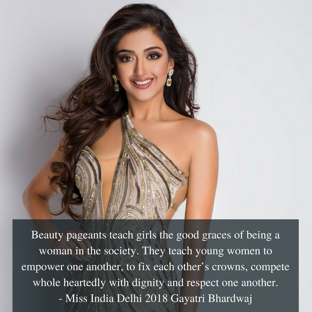Here's what <a href="/fbb_india/">fbb_india</a> <a href="/ColorsTV/">Colors TV</a> Femina Miss India Delhi 2018 <a href="/GayatriBhardwa5/">Gayatri Bhardwaj</a> has to say on the relevance of pageants today!
Co powered by <a href="/Sephora_India/">Sephora</a> and <a href="/DS_SilverPearls/">Silver Pearls</a> 
Read her interview here: beautypageants.indiatimes.com/miss-india/i-f…
