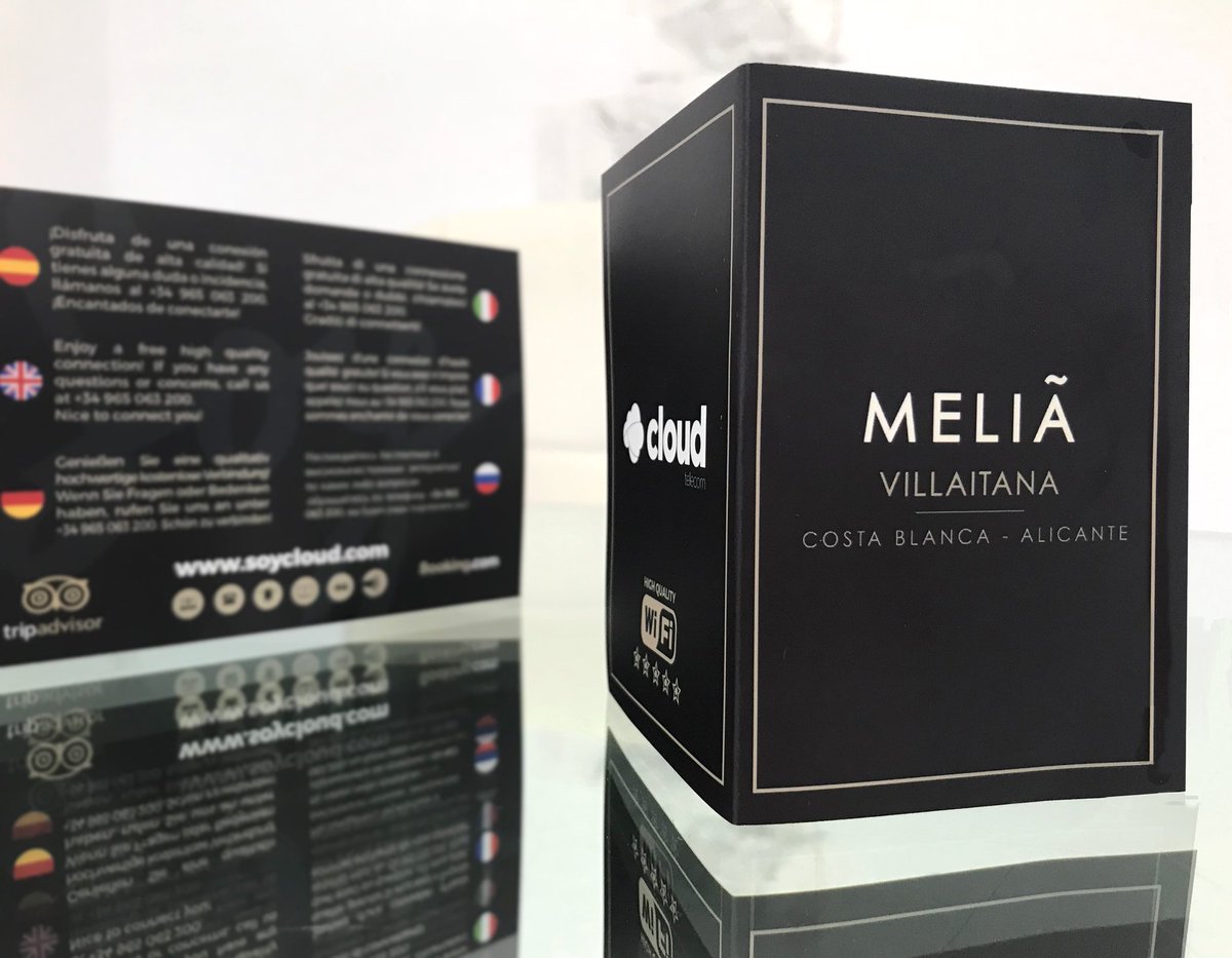 cloudteleco's tweet photo. El #hotel @MeliaVillaitana de #Benidorm ya disfruta de nuestro servicio #WiFi para todos sus clientes. ¡Encantados de conectar a uno de los mejores hoteles de la zona!
#CloudTelecom, expertos en WiFi. #SoyCloud, ¿y tú? 😉
#MarinaBaixa #CloudWifi #FibraOptica https://t.co/YvoSdxUwL9