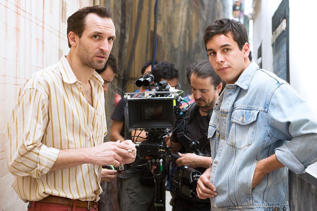 mcasasupdates's tweet image. FLASHBACK: Julián Villagrán and Mario Casas during the filming of #Unit7. (📷: @Academiadecine on Instagram)