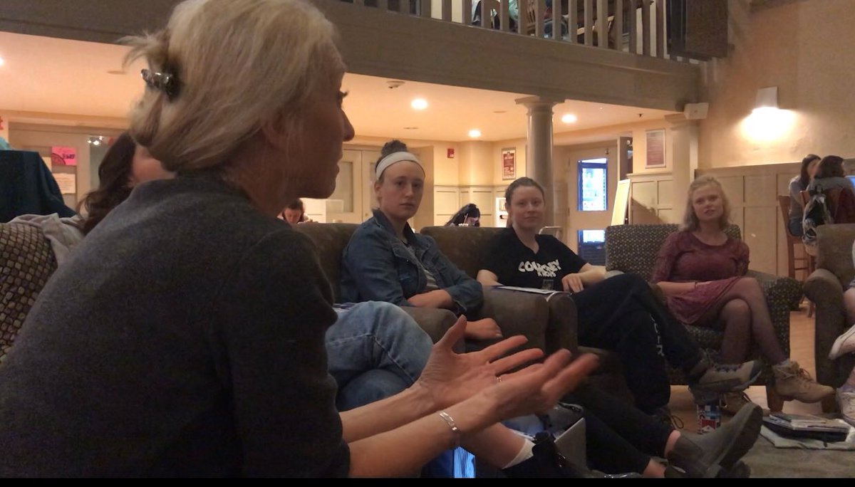 We ended the evening last night with the <a href="/BMCdemocrats/">Bryn Mawr Democrats</a> for a round table discussion on running for office, policy and what’s at stake under this administration. I am so energized by this generation and their active participation in our democracy. Thank you for having me!