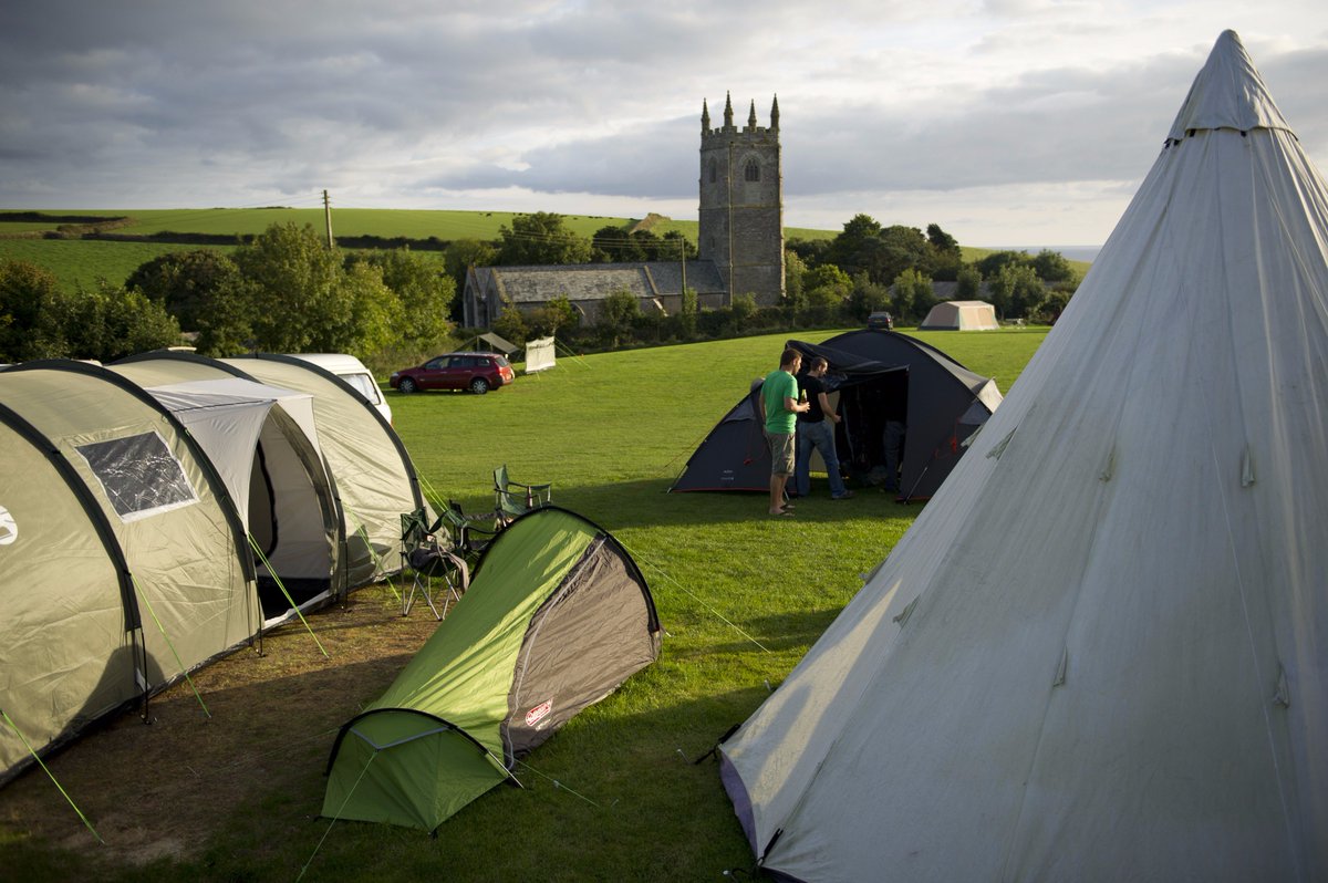 Highertown Farm campsite is open for business and relaxation. No need to book at this time of year. Dig out your tent and billy can and we'll see you there. nationaltrust.org.uk/holidays/highe…