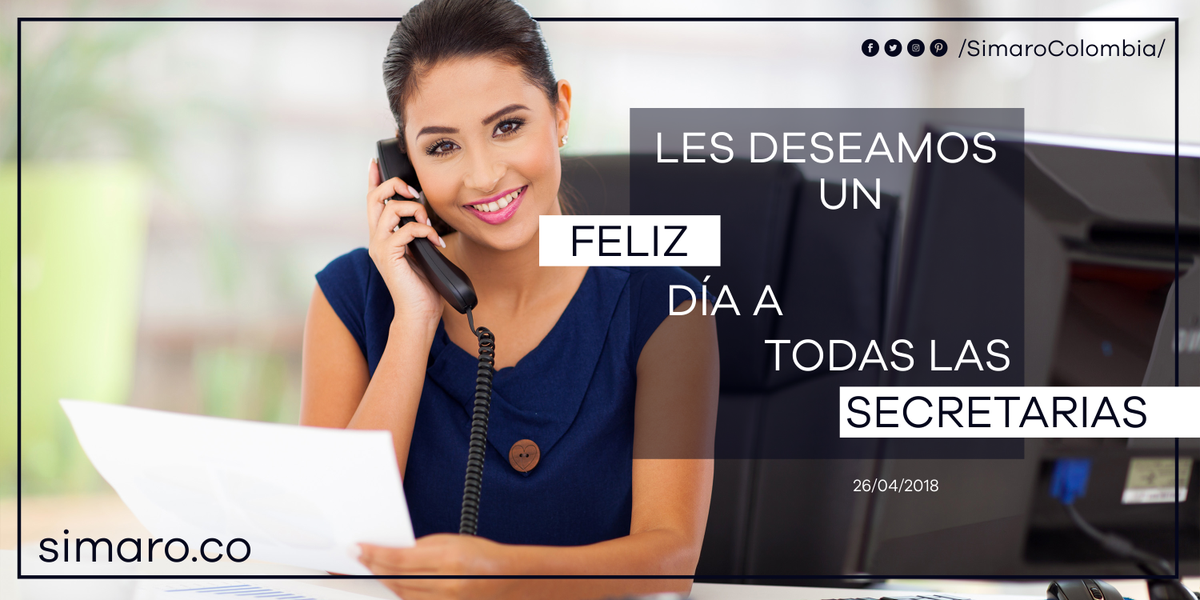 SimaroColombia's tweet photo. Agradecemos a todas las Secretarias por su magnífica labor 💕💕 https://t.co/RK7r2rdfpc  @SimaroColombia  #DíaDeLaSecretaria #AsistenteAdministrativa #SimaroCo #LoEncontramosPorTi #SimaroBr #SimaroMx #TiendaOnline #Diversion #Novedades #Compras #Regalos #Descuentos #ECommerce https://t.co/nNswuJDNiq