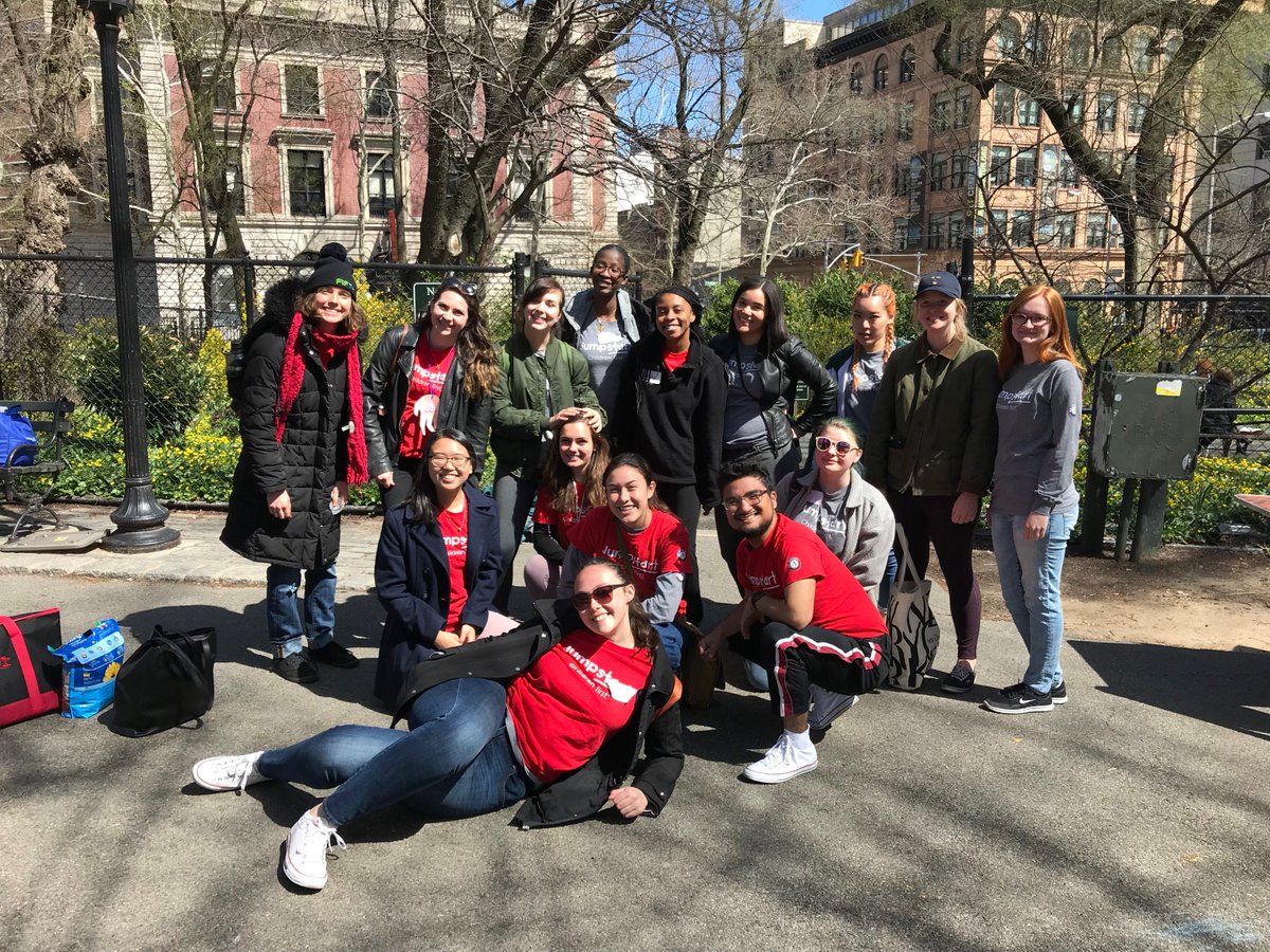 Jumpstart NYU (@jumpstart_nyu) on Twitter photo Come work with Jumpstart NYU next year and this could be YOU! Apply today: application.jstart.org Come work with Jumpstart NYU next year and this could be YOU! Apply today: application.jstart.org