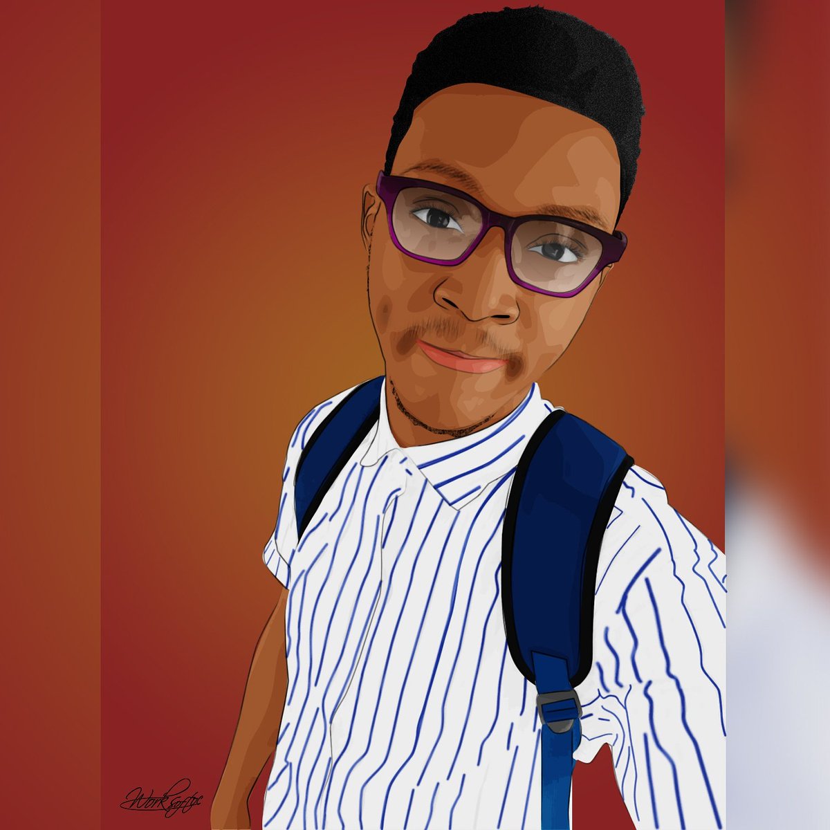 DesignsbyTOC's tweet photo. Igboko Toochukwu One of the winners in the last #WorksofToC quiz games. Thanks for being part of the family๐
#Cartoon #Design #Art #RETWEEET https://t.co/4opHQmR90i