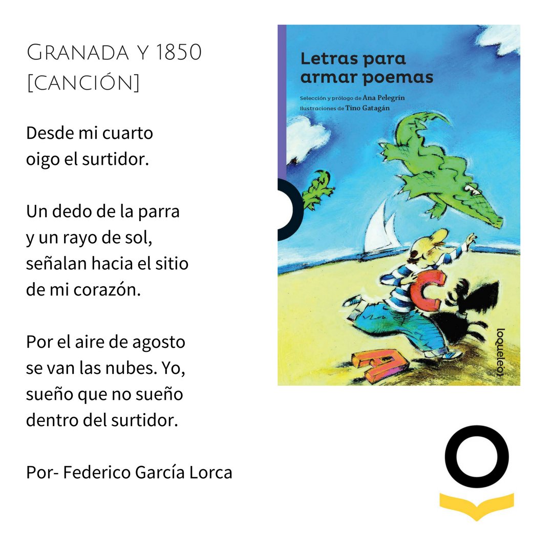 loqueleousa's tweet photo. Letras para armar poemas de Ana Pelegrín es un libro excelente con una amplia variedad de poemas breves para que los niños identifiquen la poesía como algo vivo y entretenido a través del aspecto más lúdico del lenguaje. #NationalPoetryMonth https://t.co/9jF02UA8kn https://t.co/w9myMcFtsU