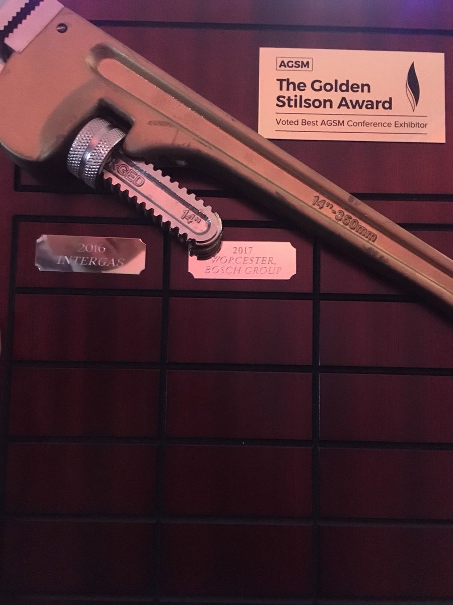 We are thrilled to be awarded with The Golden Stilson Award for the best AGSM conference exhibitor at the AGSM awards last night. Voted for by 250 delegates for being the most interesting and engaging exhibitors. Congratulations and well done to all!