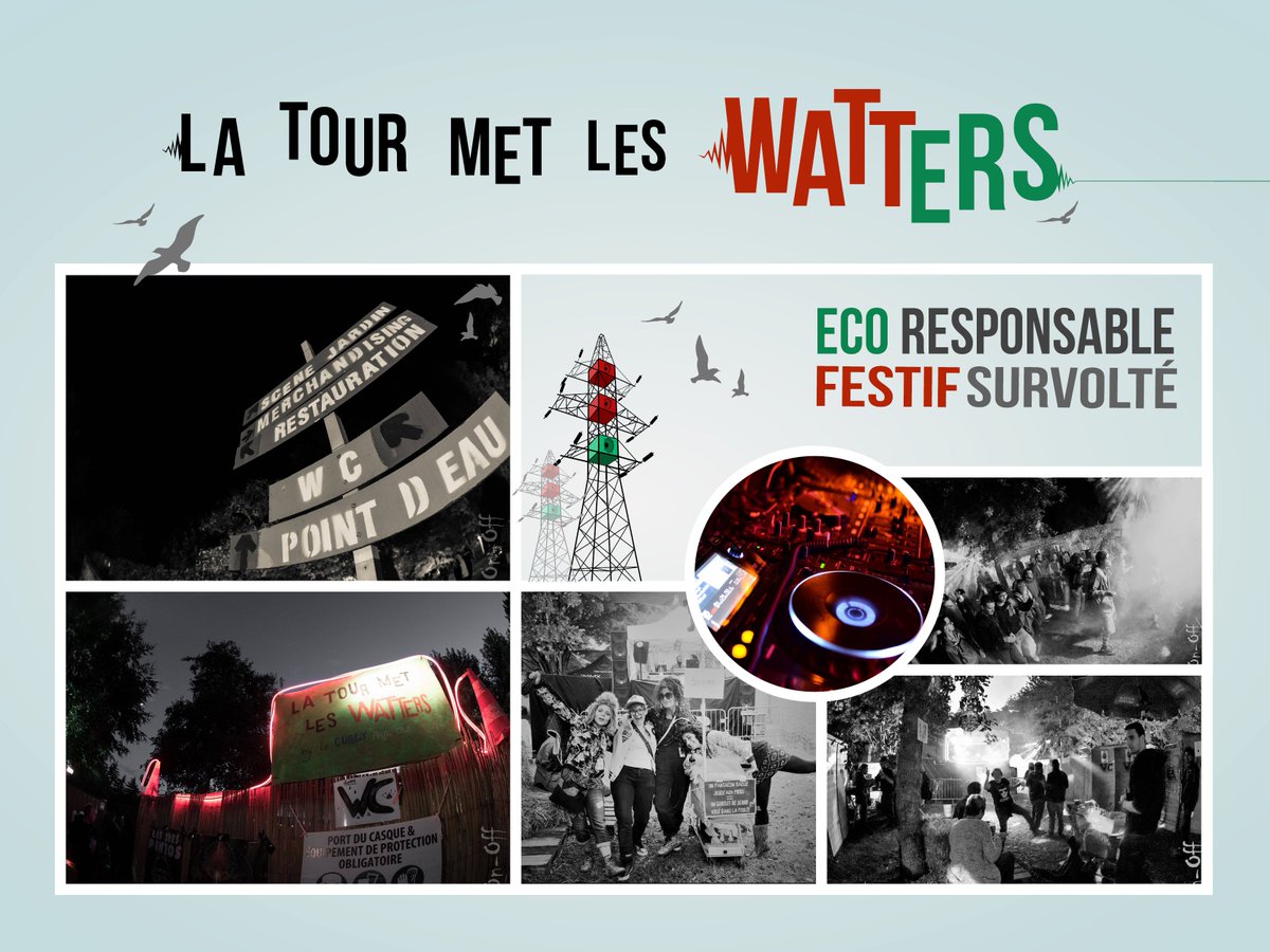 Cette année, redécouvrez #Latourmetleswatters au festival La Tour Met Les Watts #2 !

Quand écolo et électro se rencontrent... 👌👌