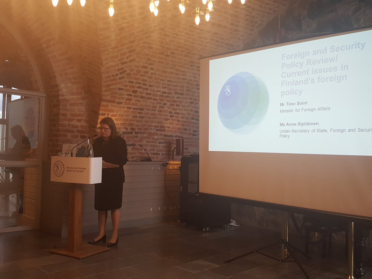 TKajzer's tweet photo. Great briefing at the @Ulkoministerio for foreign Ambassadors Thanks Minister #Solini and Srate Undersecretary #Sipilainen for sharing views of #Finland Thanks Chief of Protocol Amb @heimonma for taking good care of Ambassadors @MZZRS @SLOEmbassyCPH https://t.co/uh7WByBZAs