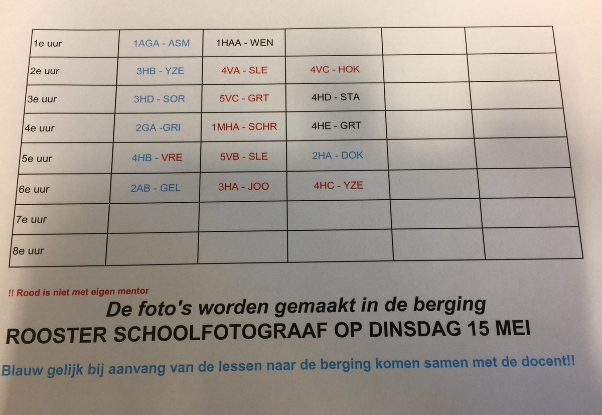 roostermakerRSG's tweet photo. Rooster schoolfoto dinsdag 15 mei: https://t.co/mYEAV0R9Ah