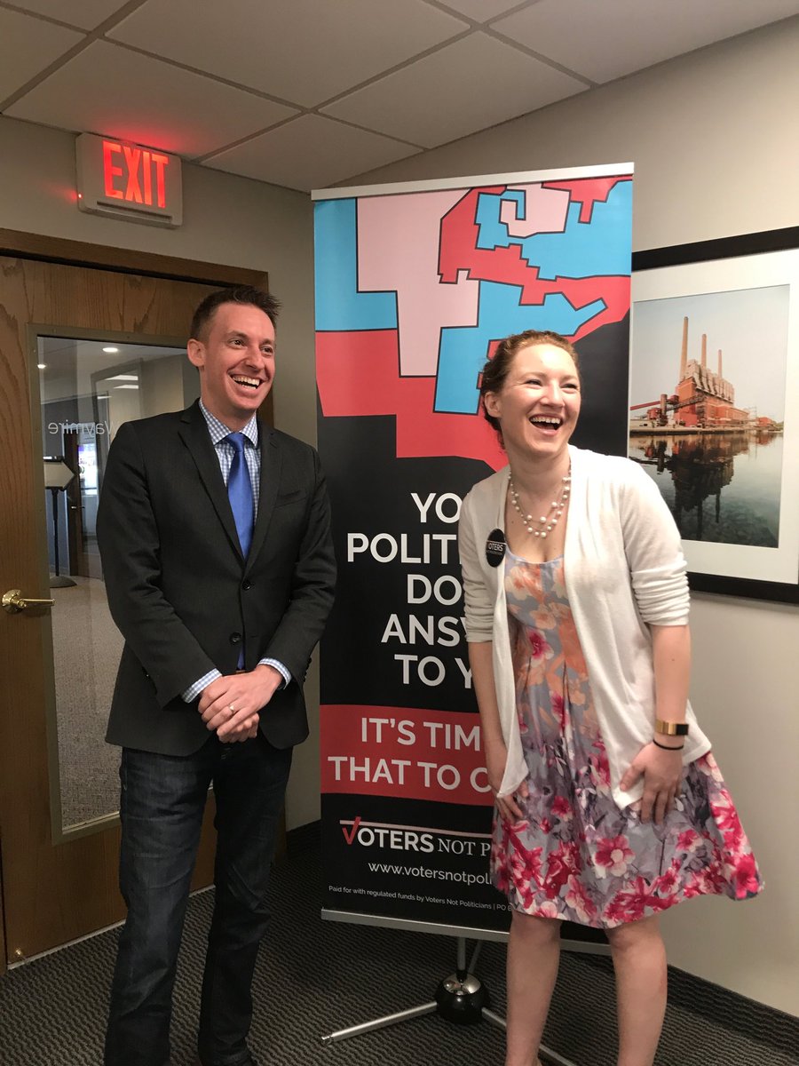 elizbattiste's tweet photo. Apparently @JasonKander finds me funny. Thanks for your support of @NotPoliticians! #MillennialsRule! https://t.co/GWpT0AXb8J
