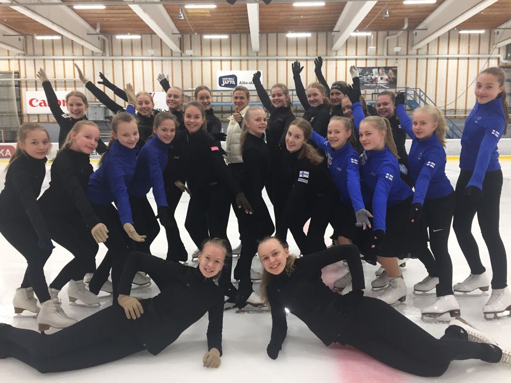 Finland aims to maintain the high level of synchronized skating. Excellence Camp organized by FFSA in <a href="/Vierumaki/">Vierumäki</a> for the Advanced Novice level skaters and their coaches. #skatingfinland