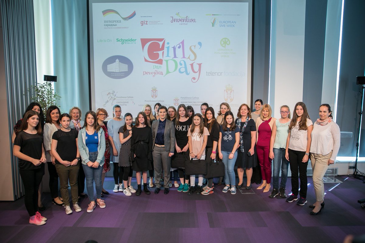 Today <a href="/TelenorSrbija/">Nije Telenor Srbija</a> we celebrated Telenor Girls' Day with finalists of “Catch an idea in the digital world”. Serbia and ICT need digital talent – now and in the future! To have more girls in our industry, our responsibility is to support them from early age on #GirlsInICTDay