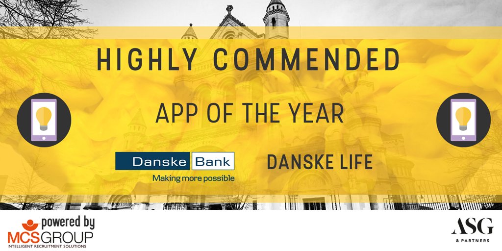Our HIGHLY COMMENDED award for App of the Year goes to <a href="/DanskeBank_UK/">Danske Bank</a> ! #DigitalDNA