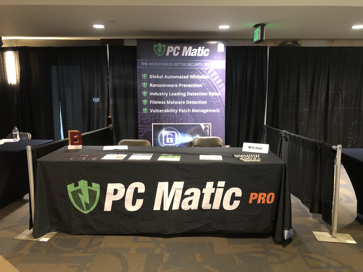 pcmaticpro's tweet photo. #TechShowcaseMKE come stop by booth #22 and learn more about PC Matic Pro! https://t.co/wqmhAvcriL