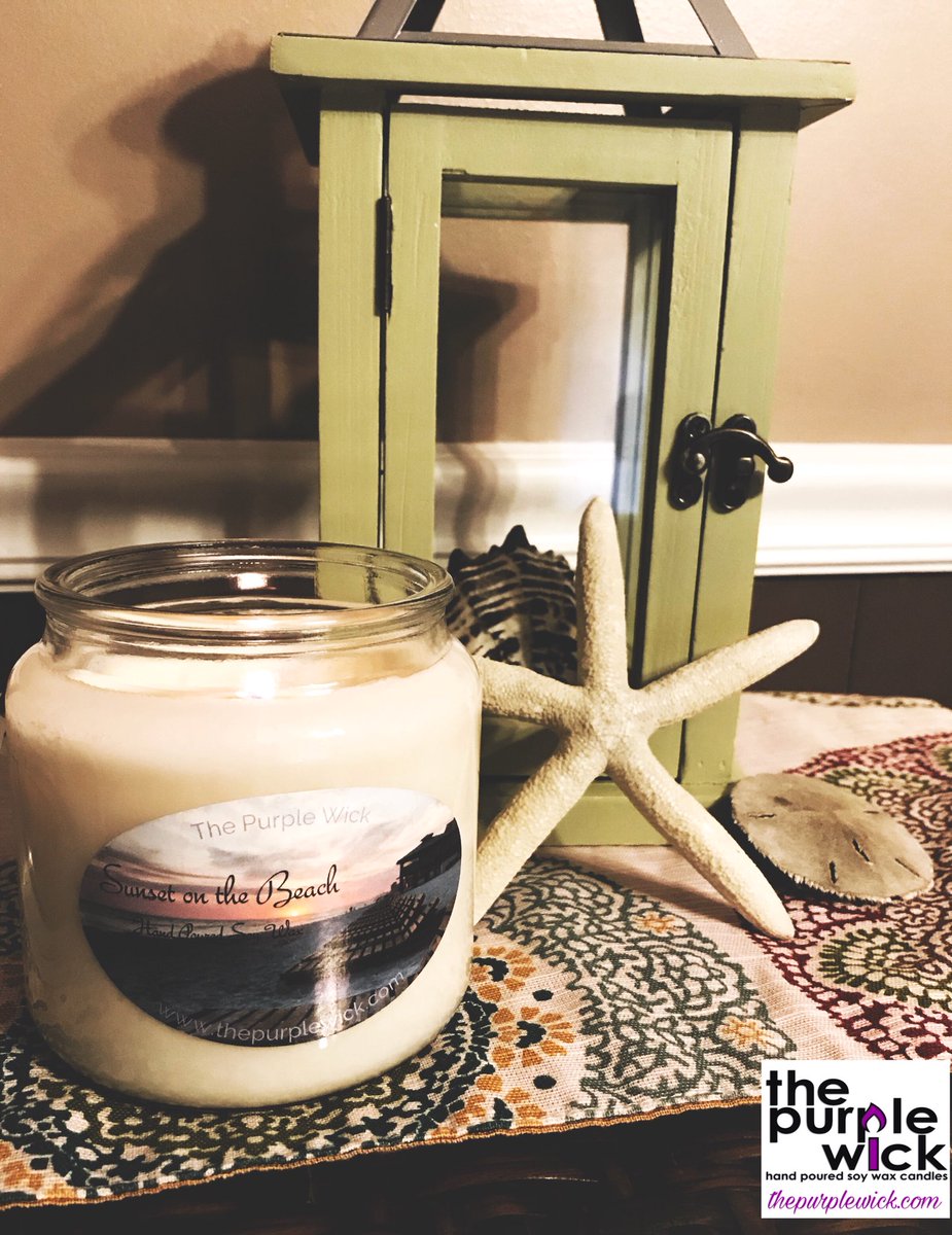 thepurplewick's tweet photo. “It was love at first sight, the day I met the beach”🐚🌊 Enjoying creating all of your Mother’s Day Gifts! #MothersDayGifts #soycandles #beachinspiration #etsy  #purplewick https://t.co/yitFhbqpiQ https://t.co/Fj1G0Lu9za