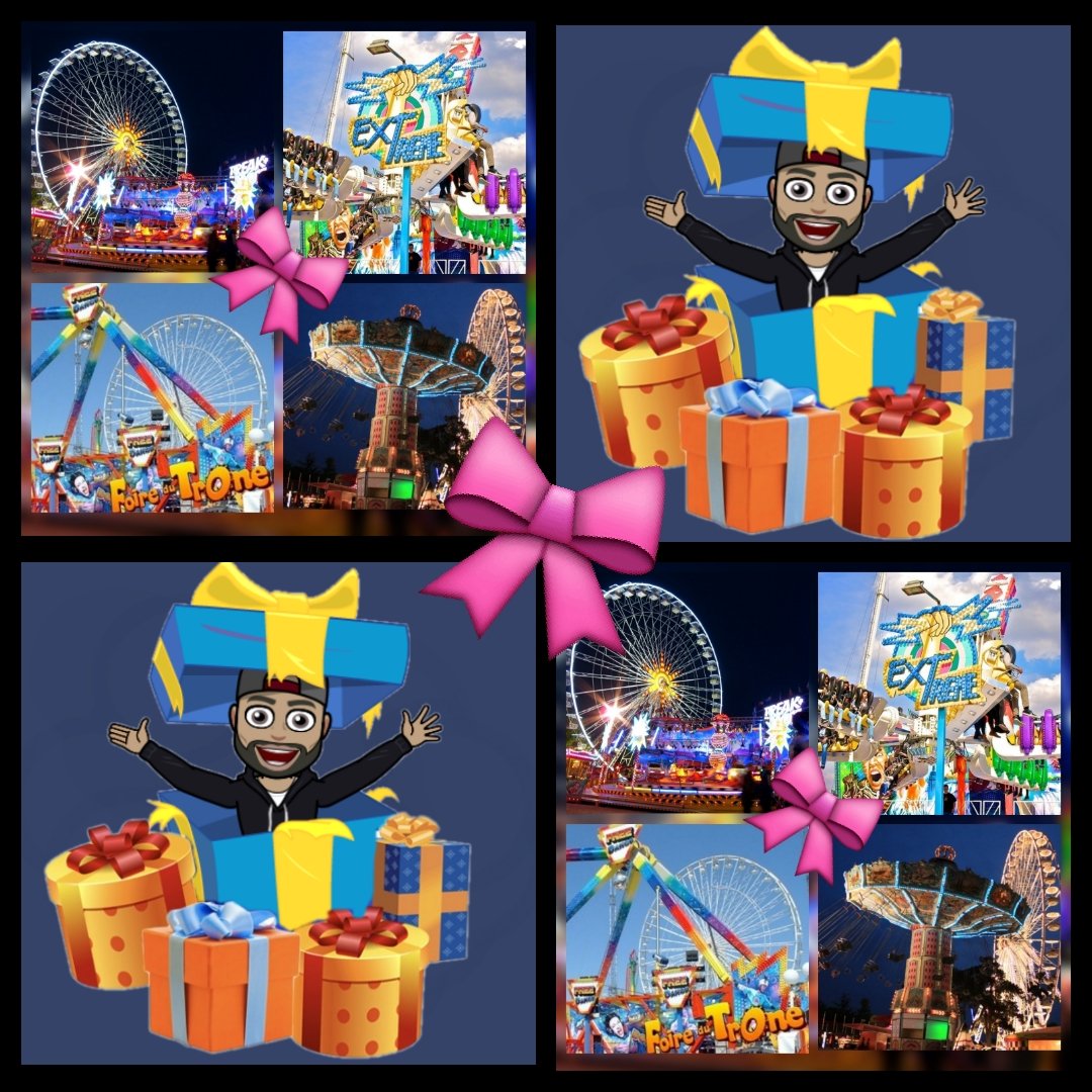 LaBaronneEtCie's tweet photo. 🎁🕭Xababa Box🕭🎁
➡ RT🔃+FOLLOW 👈
🍀 Gagnez ⚄ Cadeaux
🎡 5 Pass Manèges Gratuits ! 
🕤 De 18H00 à 19H00
☎ Vos Téléphone en MP📩  
📲 On vous Appelle en Direct à 19H00📞
 #LaBaronneEnPublic https://t.co/TdOk74Jpgf