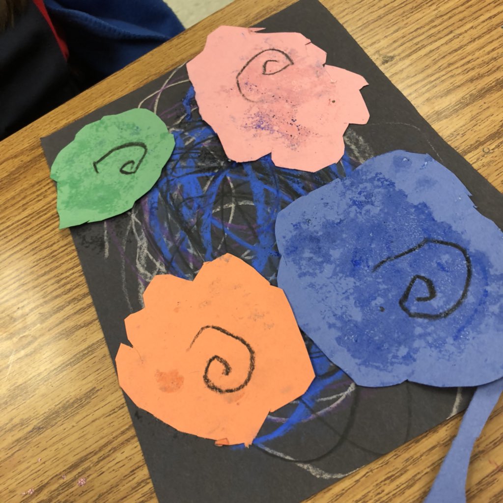 mslowpaz's tweet photo. A is for #andywarhol ending the year w the abcs of #art w #Kindergarten #firstgrade #theabcsofart #art #arted #elementary #elementaryart #aldinecreates #aldineart #cut #glue #motorskills #collage #draw #drawing #make #ThursdayMotivation #ThursdayMorning #ArtisticThursday https://t.co/8Pt96O5Onf