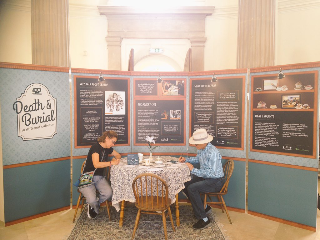 HalimaTweets's tweet photo. SO pleased the 1st exhibition since the Chapel reopened, 'Death &amp; Burial in Different Cultures' has attracted 500+ ✨✨ in just a few days 🙌🏽 Thanks to everyone who dropped by &amp; for your wonderful comments @FOBCOfficial @theroyalparks #death #musings #living #conversations https://t.co/n5YWEUwIM2