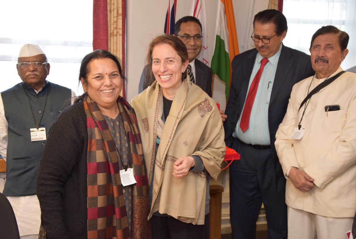 CPA_Secretariat's tweet photo. #Commonwealth Parliamentary Association @CPA_SecGen meets delegation from Maharashtra, India led by Shri Ramraje Naik Nimbalkar, Chairman Maharashtra Legislative Council &amp; Shri Haribhau Bagade, Speaker, Maharashtra Legislative Assembly @CPA_Secretariat #parliamentarystrengthening https://t.co/oRpWzeM73e