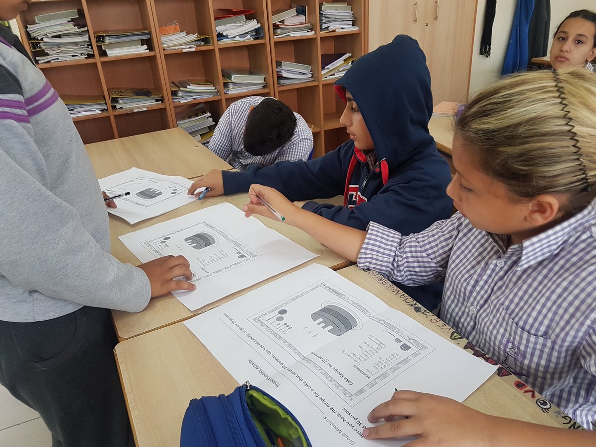 najahshams's tweet image. 6th graders strengthen their understanding of #proportionality through various #engaging #activities @DawhaHighSchool @FawziehHn