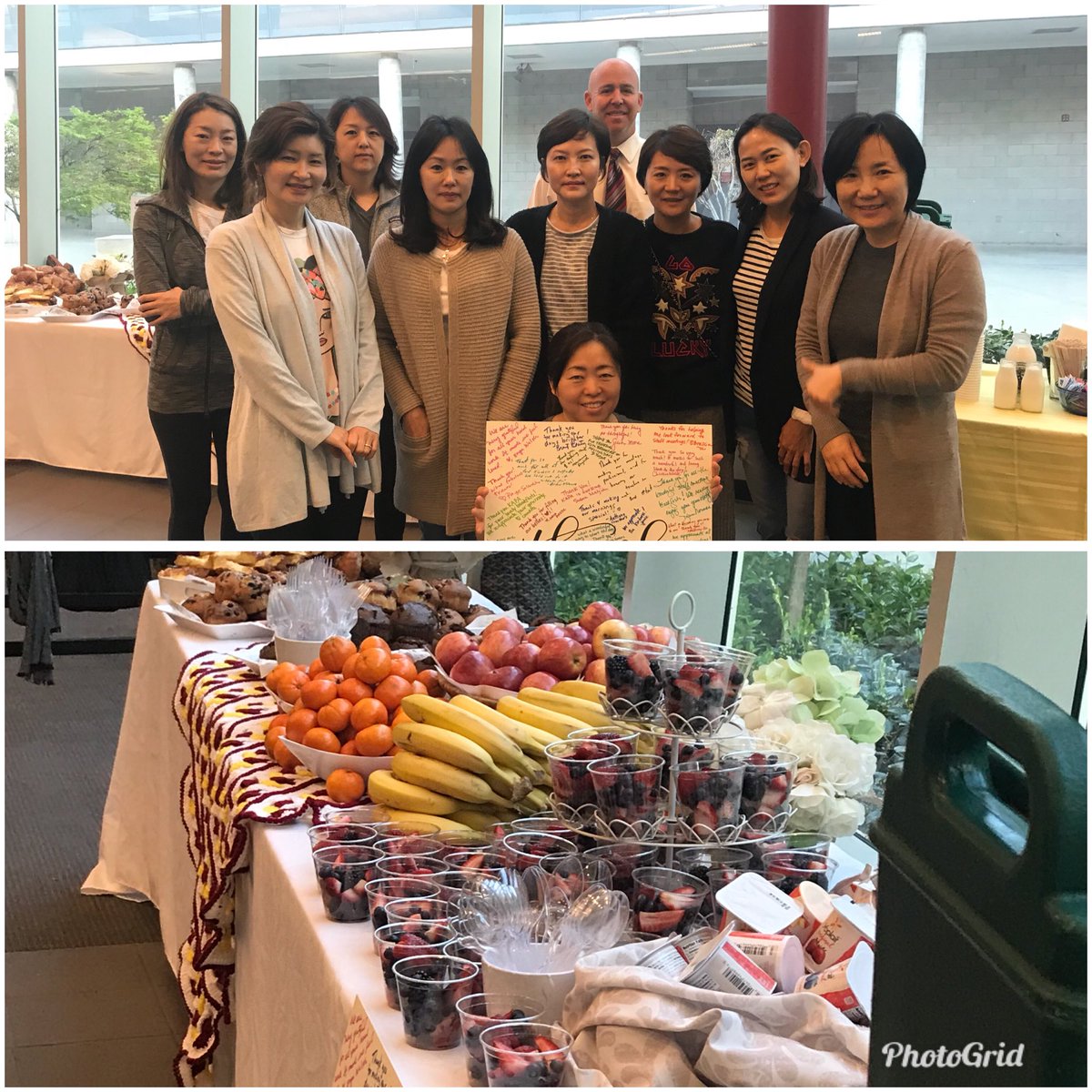 lacanada78's tweet photo. 7/8 and 9-12 are so thankful for the spread for every staff meeting from our KAPA parents! Thank you is not enough to express the thanks and gratitude! #thanfull #LChasthebestparents @lcusdhr @LaCanadaHigh @MirjamSwanson https://t.co/j3I9UF5t5t