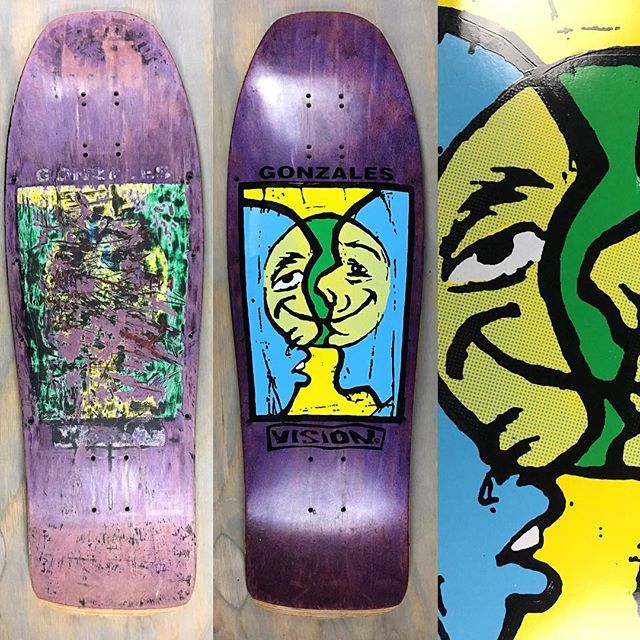 Before and after. Mark Gonzales Vision Splitface