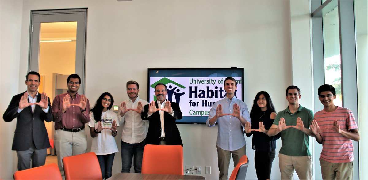 HabitatMiami's tweet photo. Last August, the @UnivMiami HFH #CampusChapter was awarded a matching grant opportunity from @StateFarm in support of #MiamiHabitat. Last night we celebrated their fundraising efforts and #StateFarm's generosity!! #GoodNeighbor #HereToServe #MiamiNeighbors @Habitat_org https://t.co/NVgqh9fWea