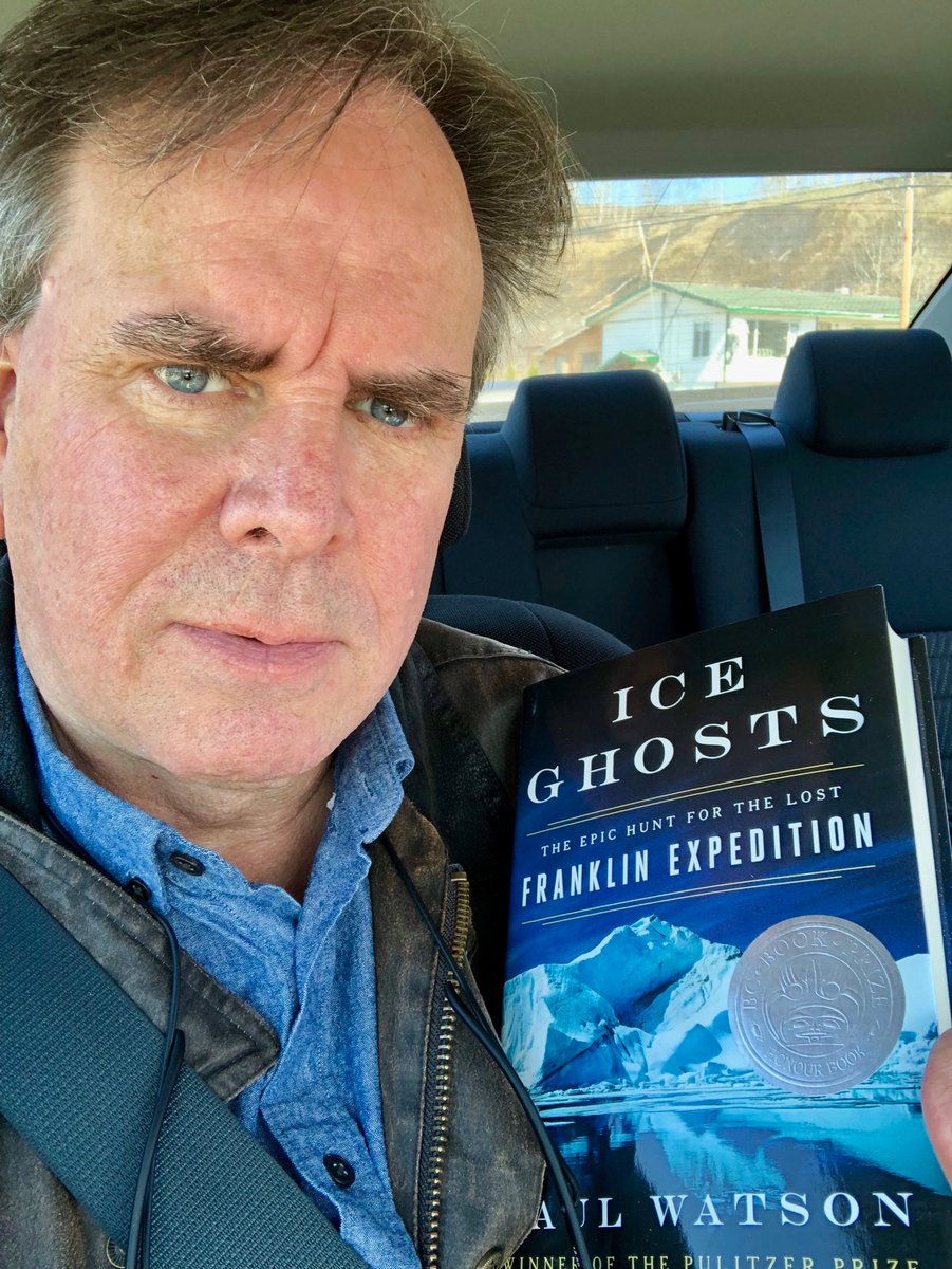 wherewarlives's tweet photo. Win or lose, it feels great to see a shiny new @bcbookprizes finalist medallion on the cover of #ICEGHOSTS! #writing https://t.co/tNoPrQQAx8