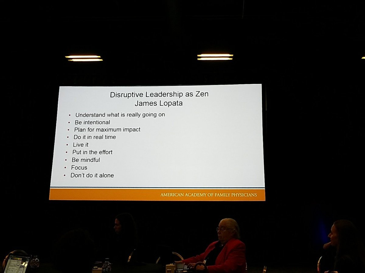 kishadavismd's tweet image. #AAFPLead @blackweldermd sharing zen leadership lessons
