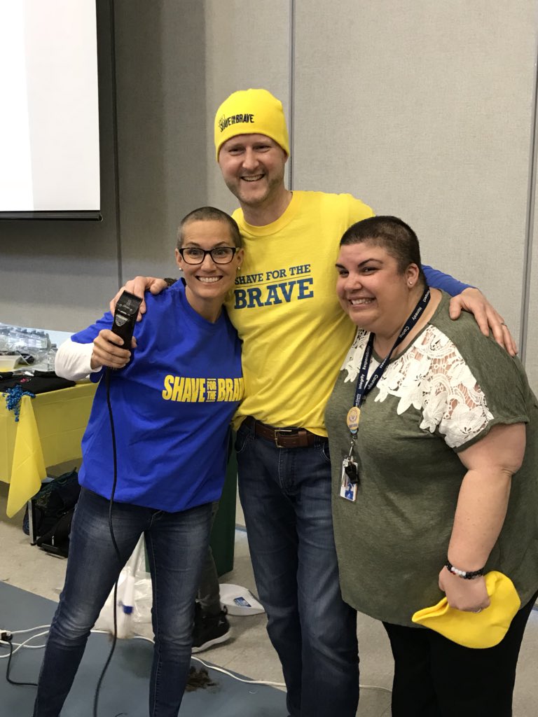 LakeSimcoePS's tweet photo. $18,420 raised for Shave for the Brave!!! Way to to LSPS...look who shaved their heads. #LSPSROCKS #shaveforthebrave https://t.co/z77HNkIEwr